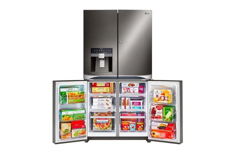 LG 36" Black Stainless Steel French Door Refrigerator with Door-in-Door®, 30 cu.ft., LPXS30866D
